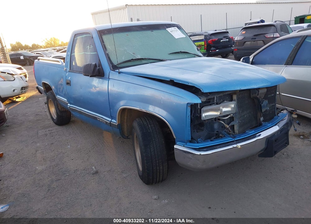 1997 CHEVROLET C1500 FLEETSIDE VIN: 1GCEC14W0VZ136696