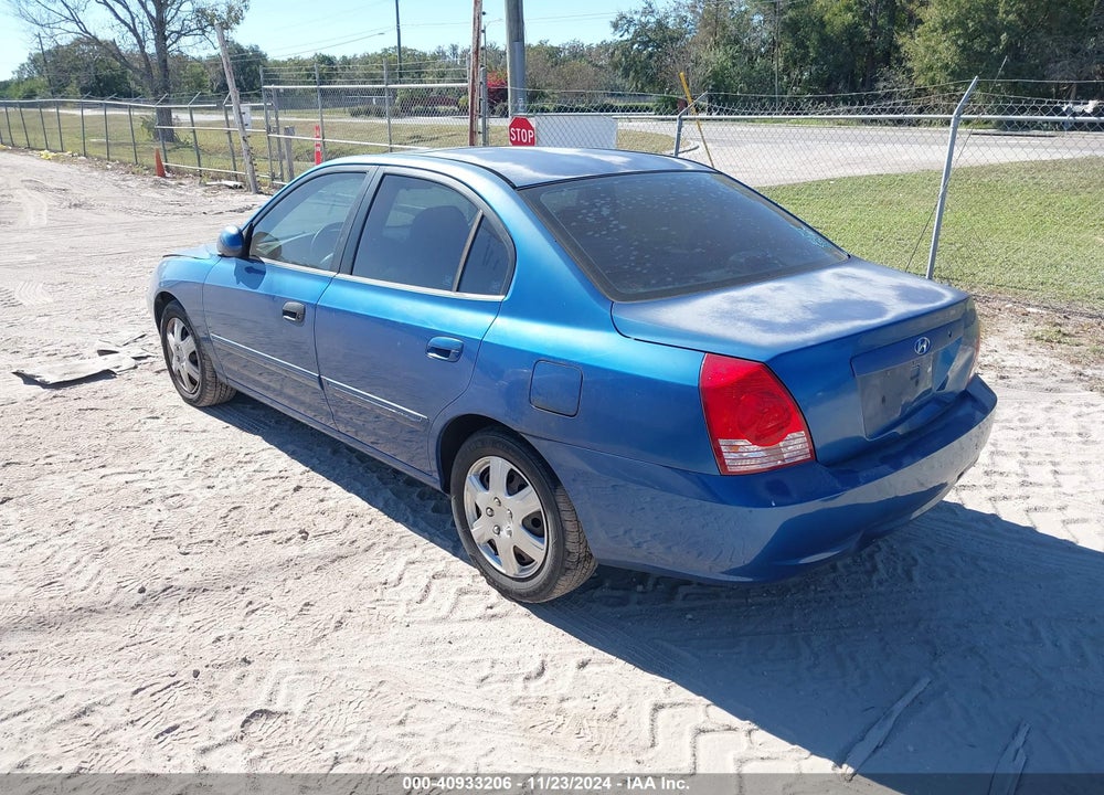 2005 HYUNDAI ELANTRA GLS/GT VIN: KMHDN46D65U060039