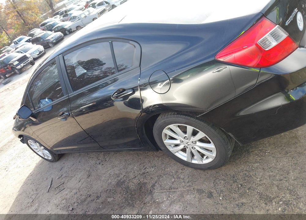 2012 HONDA CIVIC VIN: 19XFB2F8XCE009958