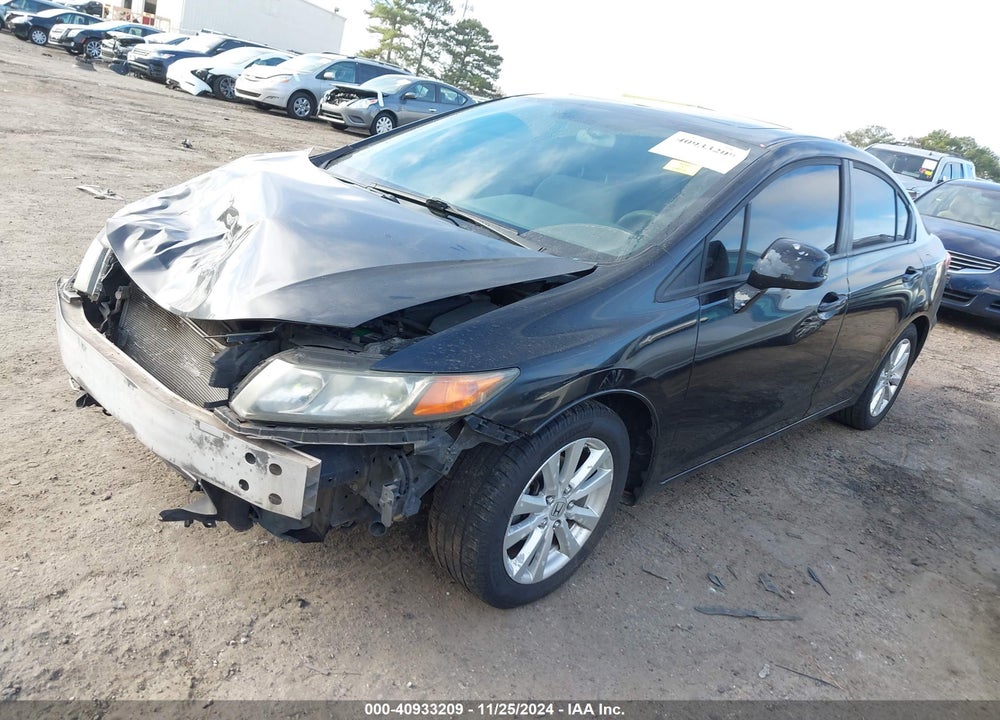 2012 HONDA CIVIC VIN: 19XFB2F8XCE009958