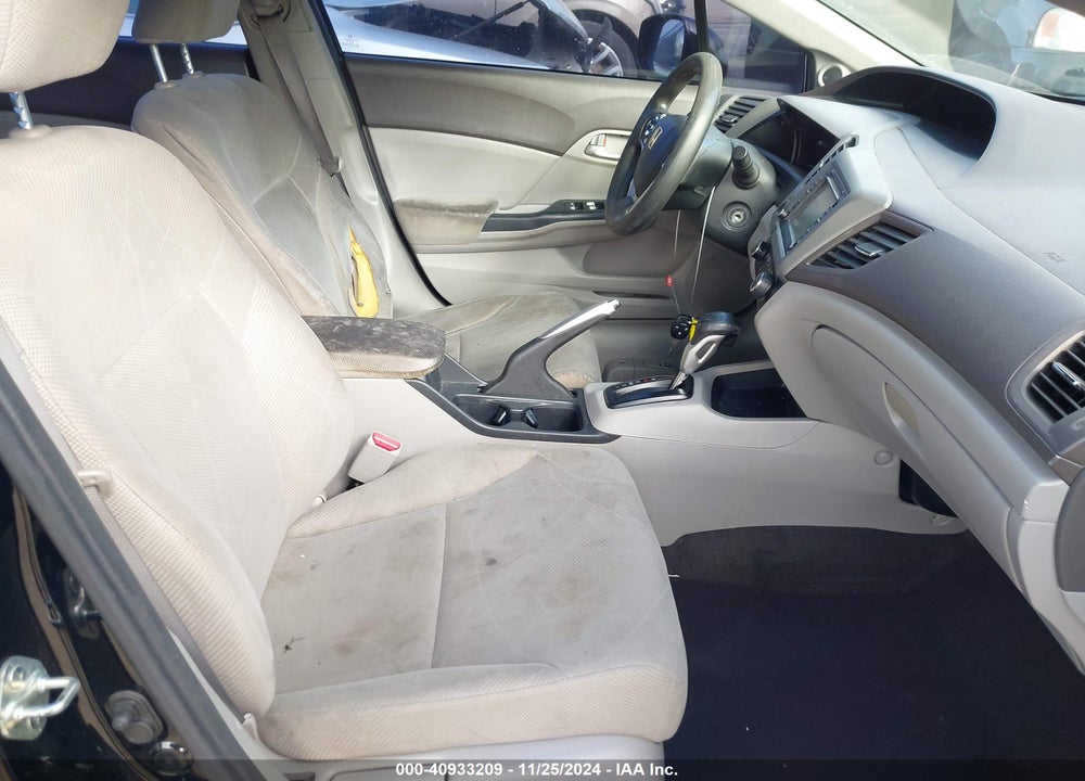 2012 HONDA CIVIC VIN: 19XFB2F8XCE009958