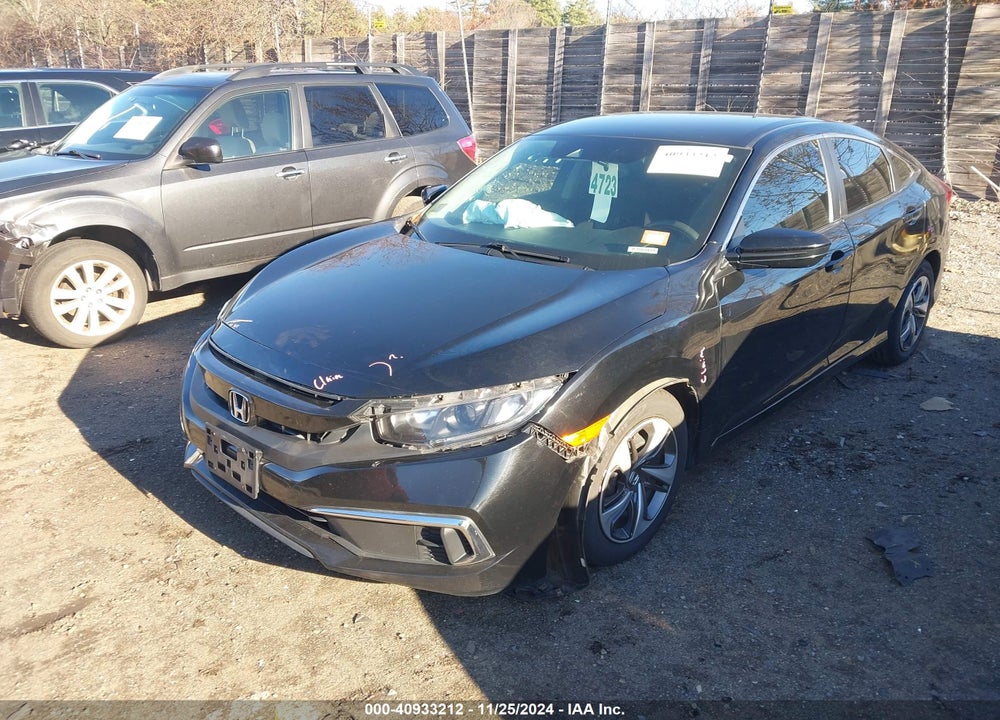 2019 HONDA CIVIC VIN: 2HGFC2F62KH550227