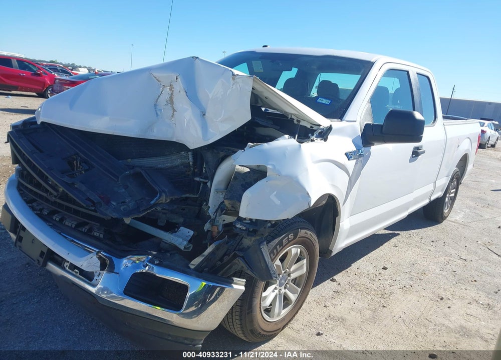 2018 FORD F150 SUPER CAB VIN: 1FTEX1CB3JKG02921