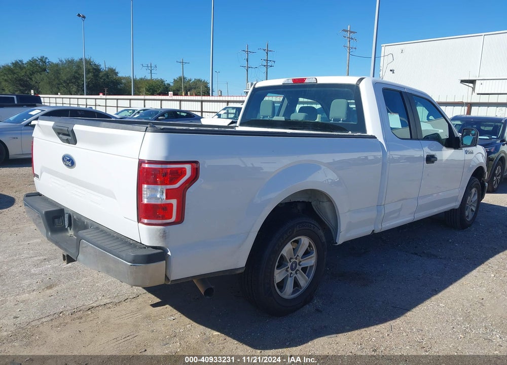 2018 FORD F150 SUPER CAB VIN: 1FTEX1CB3JKG02921