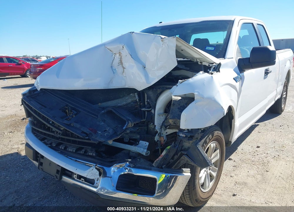 2018 FORD F150 SUPER CAB VIN: 1FTEX1CB3JKG02921