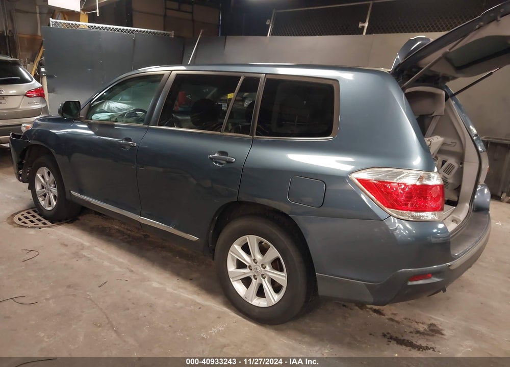 2013 TOYOTA HIGHLANDER VIN: 5TDZA3EH2DS040796