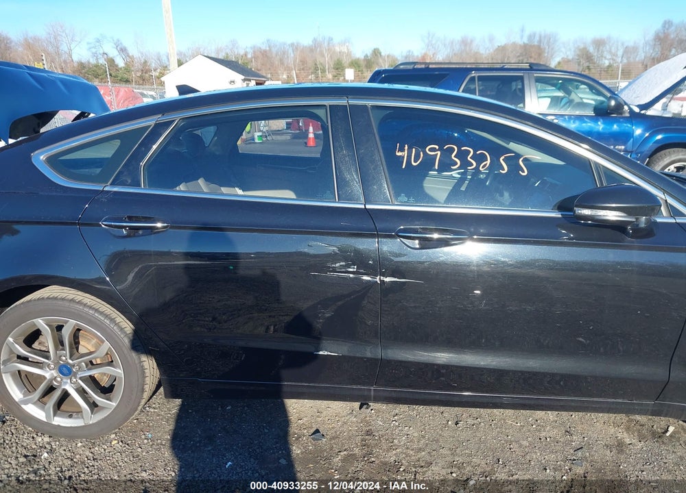 2019 FORD FUSION SEL VIN: 3FA6P0CD4KR237698