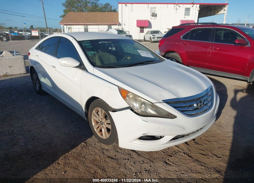 2013 HYUNDAI SONATA GLS VIN: 5NPEB4AC6DH805039
