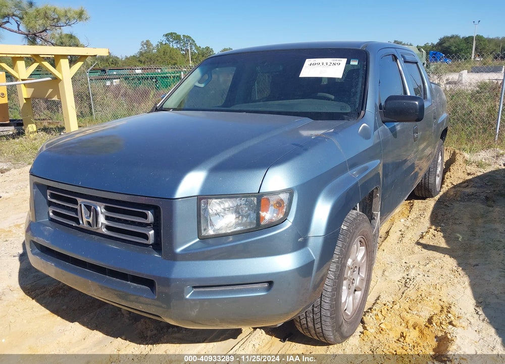 2007 HONDA RIDGELINE RT VIN: 2HJYK16287H522971