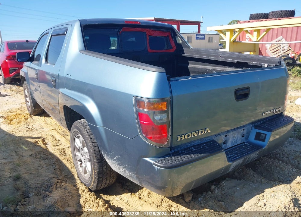 2007 HONDA RIDGELINE RT VIN: 2HJYK16287H522971