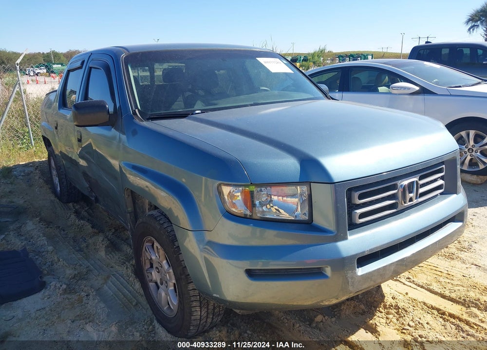 2007 HONDA RIDGELINE RT VIN: 2HJYK16287H522971