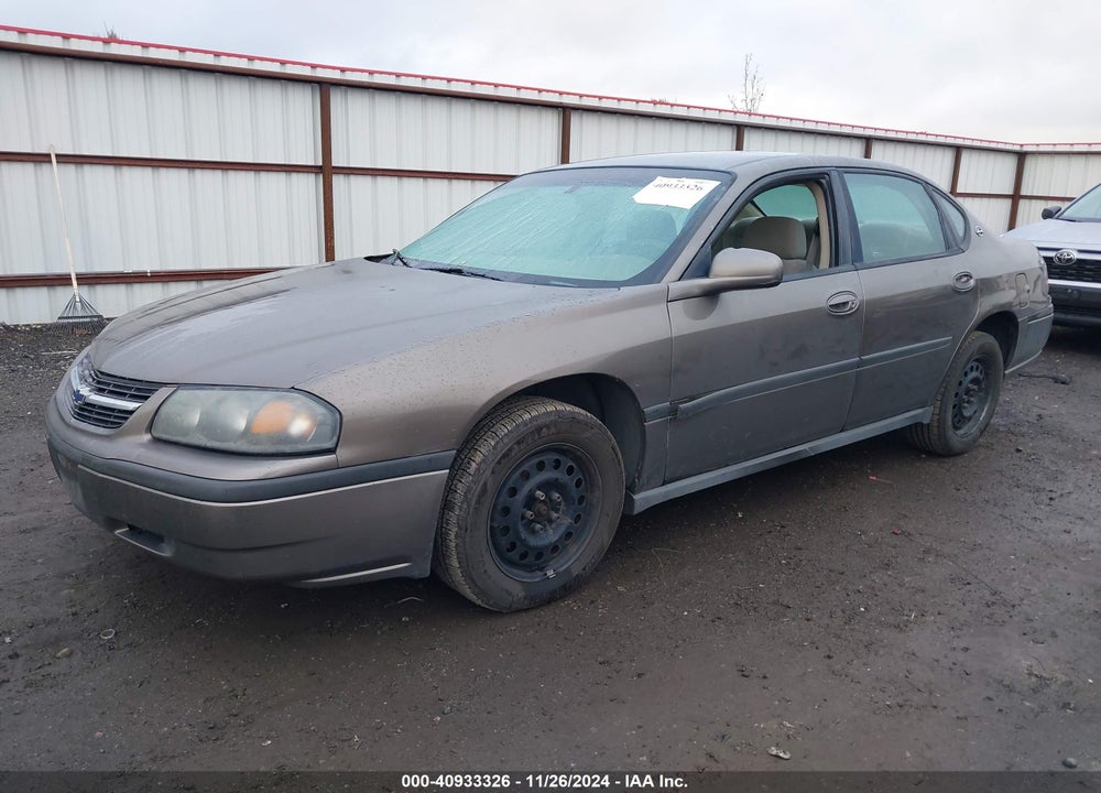 2003 CHEVROLET IMPALA VIN: 2G1WF52E539248343
