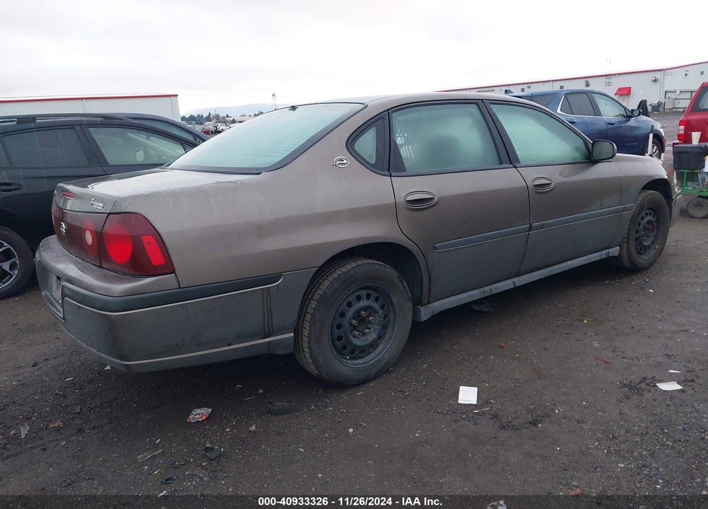 2003 CHEVROLET IMPALA VIN: 2G1WF52E539248343