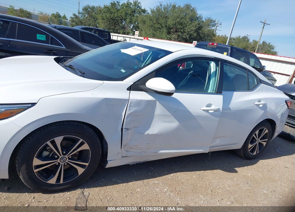 2022 NISSAN SENTRA SV XTRONIC CVT VIN: 3N1AB8CV6NY226516