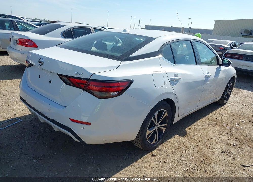 2022 NISSAN SENTRA SV XTRONIC CVT VIN: 3N1AB8CV6NY226516