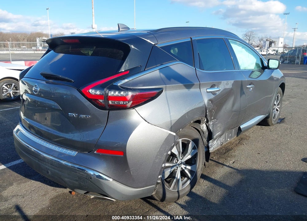 2022 NISSAN MURANO SV INTELLIGENT AWD VIN: 5N1AZ2BS7NC123557