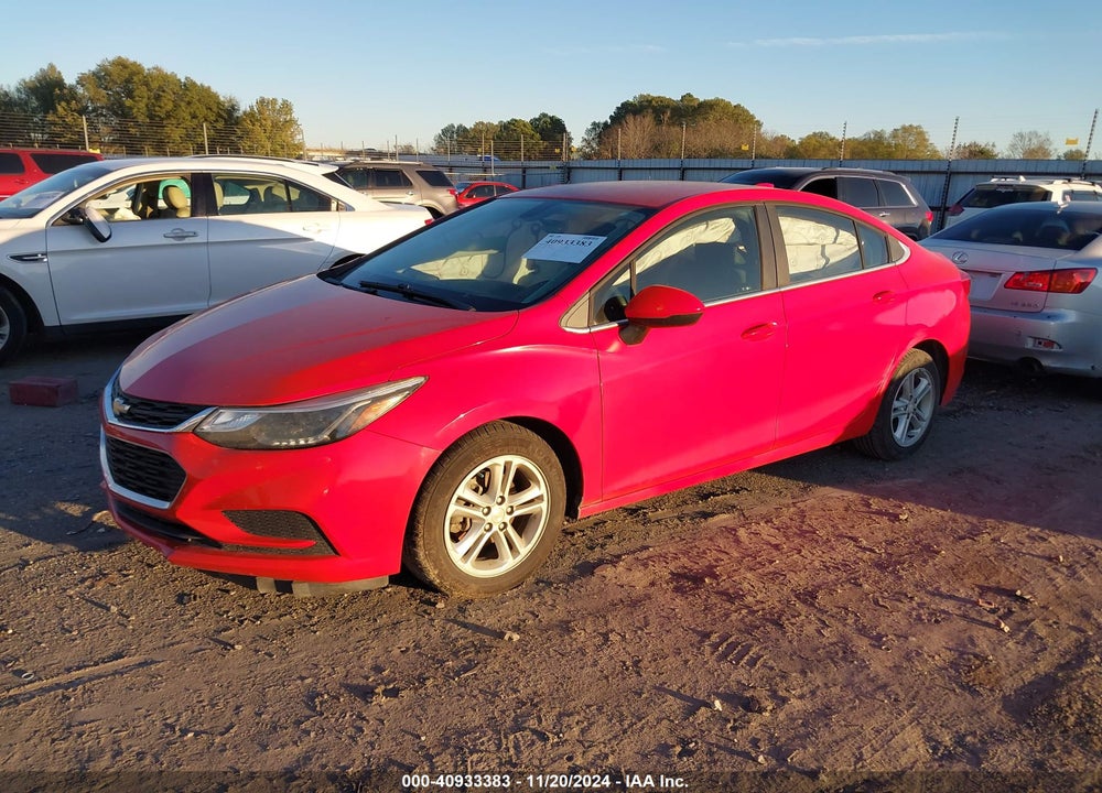 2016 CHEVROLET CRUZE LT AUTO VIN: 1G1BE5SMXG7291737