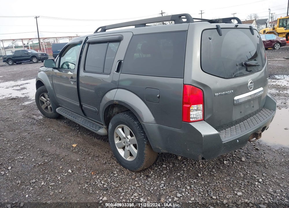 2008 NISSAN PATHFINDER SE VIN: 5N1AR18B78C637401