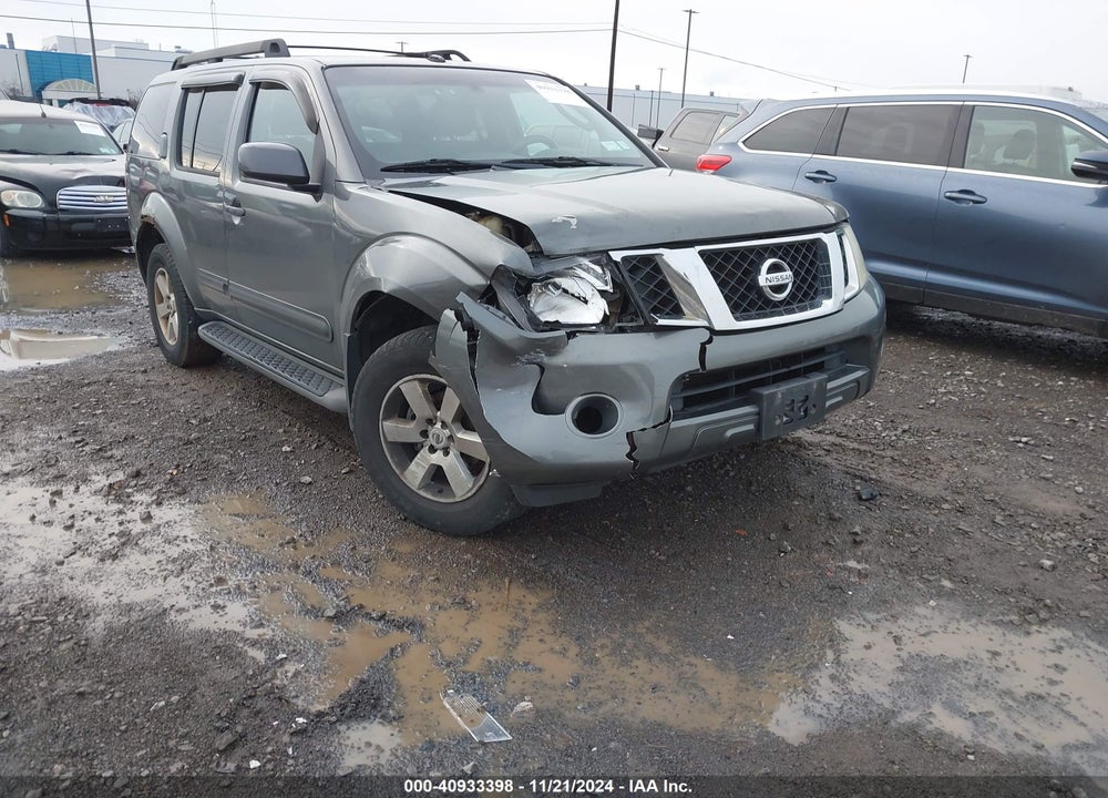 2008 NISSAN PATHFINDER SE VIN: 5N1AR18B78C637401