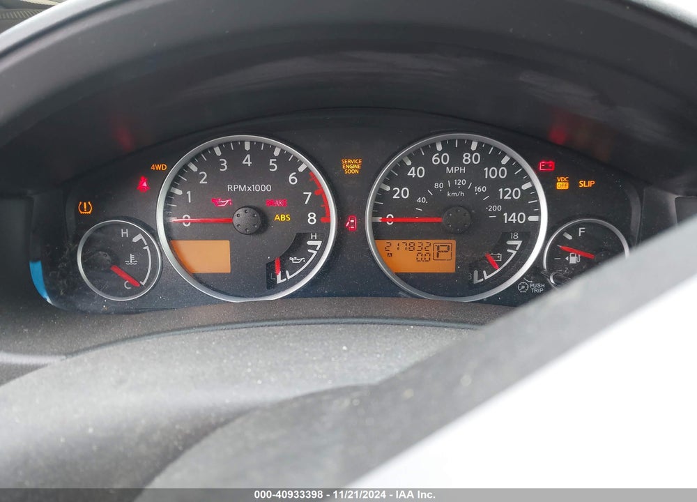 2008 NISSAN PATHFINDER SE VIN: 5N1AR18B78C637401