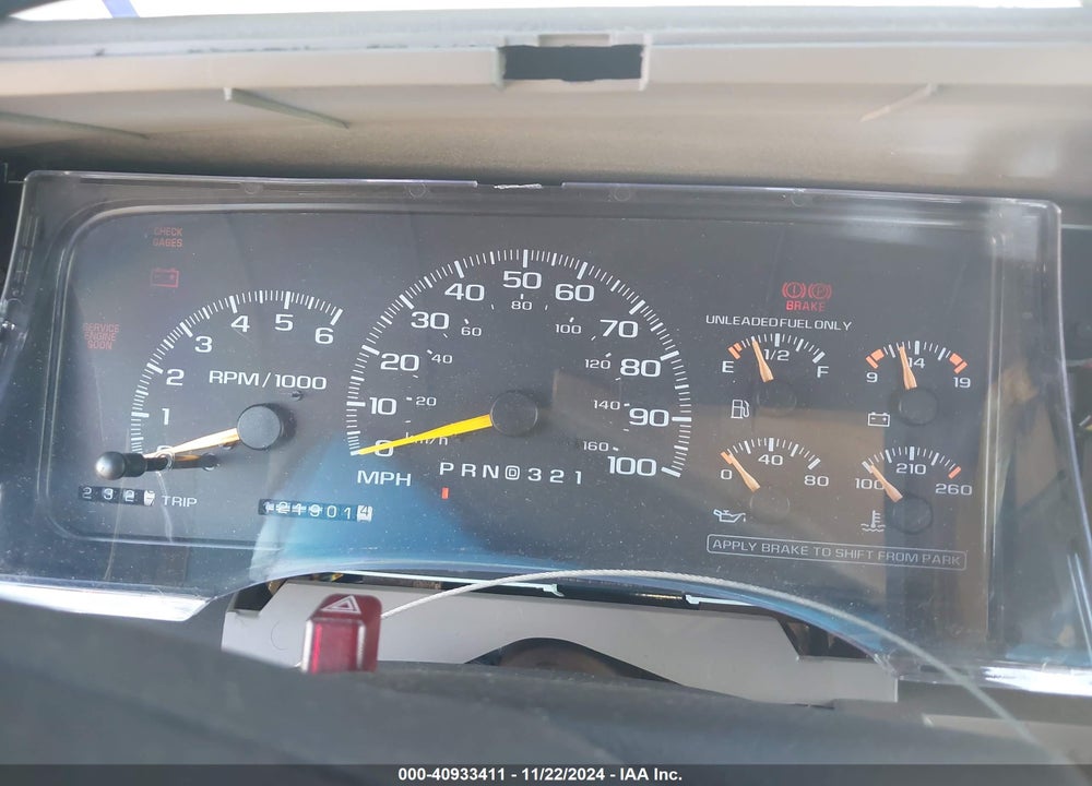 1997 CHEVROLET C1500 FLEETSIDE VIN: 1GCEC19M0VE191437