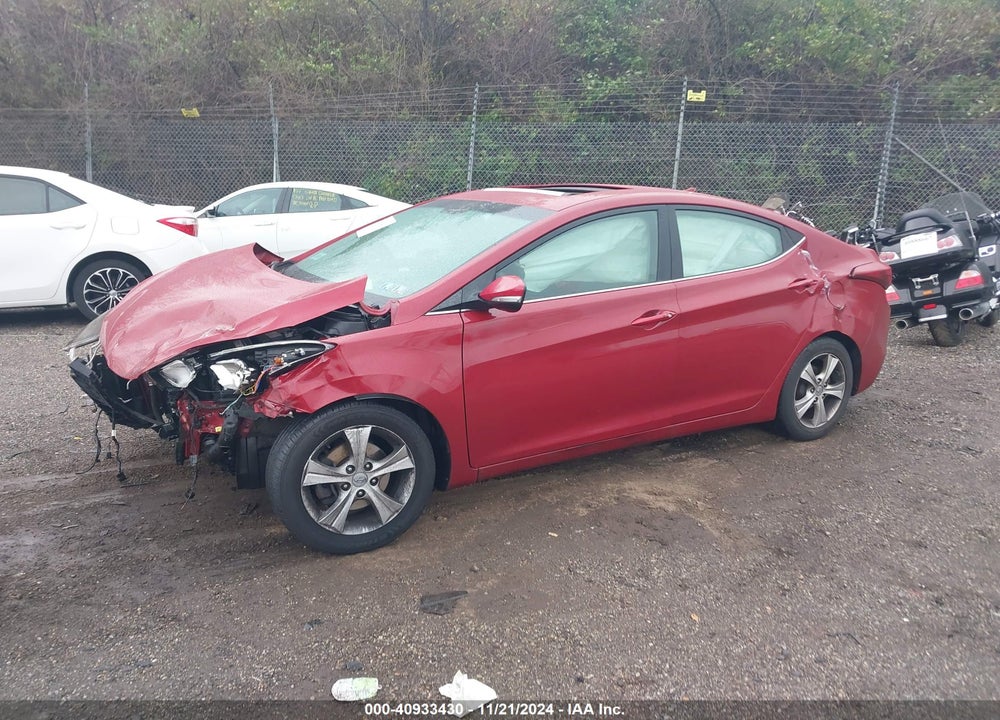 2016 HYUNDAI ELANTRA VALUE EDITION VIN: KMHDH4AE1GU629180