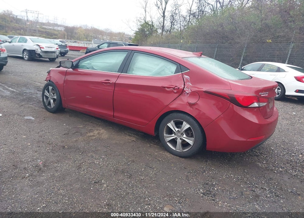 2016 HYUNDAI ELANTRA VALUE EDITION VIN: KMHDH4AE1GU629180