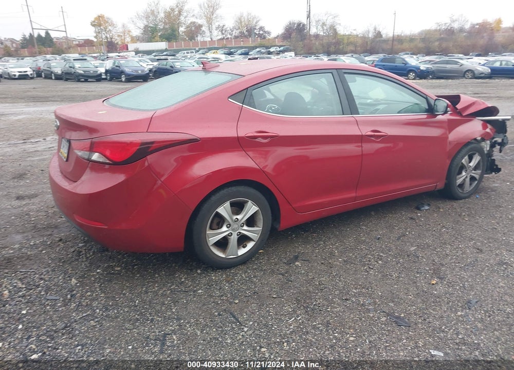 2016 HYUNDAI ELANTRA VALUE EDITION VIN: KMHDH4AE1GU629180