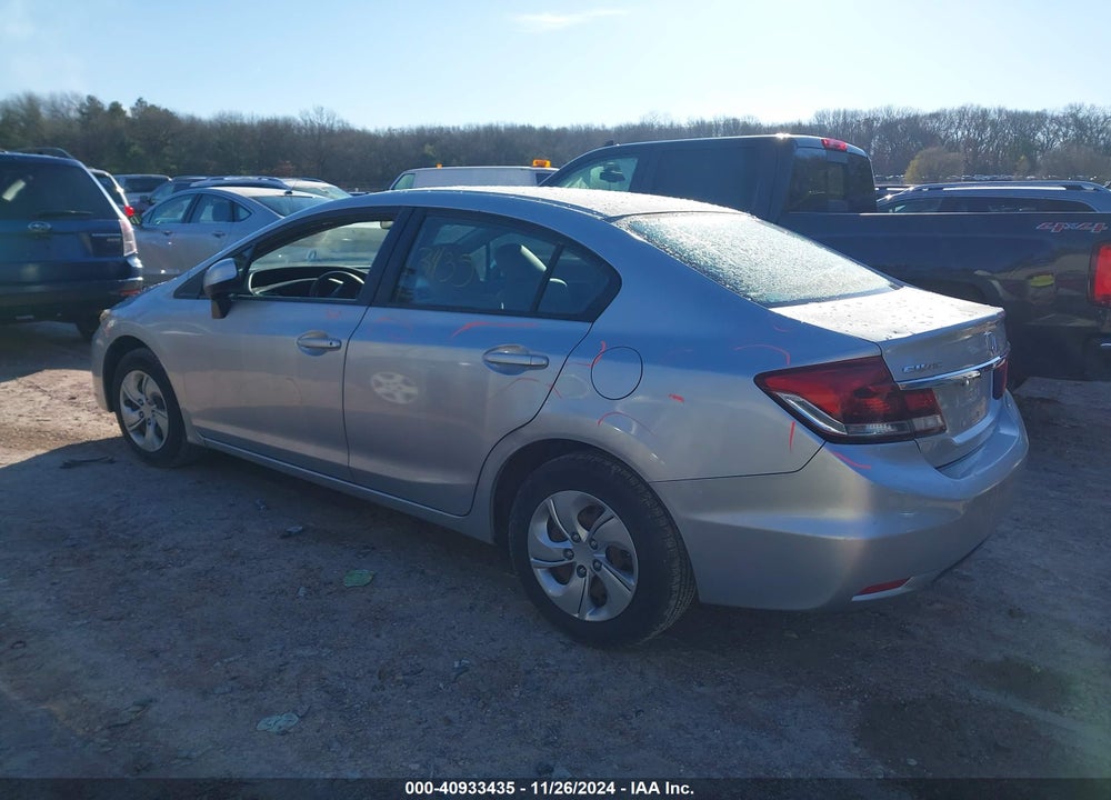 2013 HONDA CIVIC LX VIN: 2HGFB2F5XDH546455