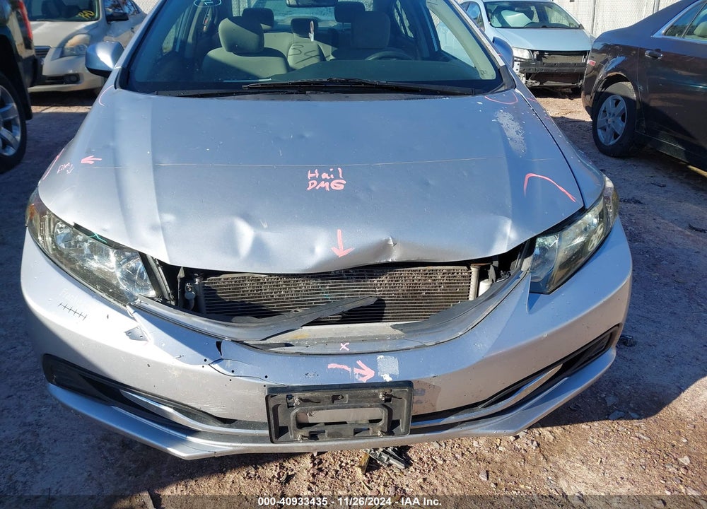 2013 HONDA CIVIC LX VIN: 2HGFB2F5XDH546455
