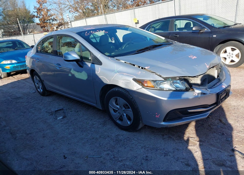 2013 HONDA CIVIC LX VIN: 2HGFB2F5XDH546455