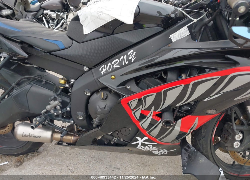 2015 YAMAHA YZFR6 VIN: JYARJ16E0FA033544