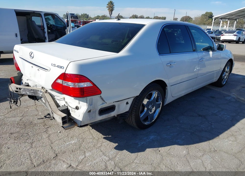 2006 LEXUS LS 430 VIN: JTHBN36F465041281