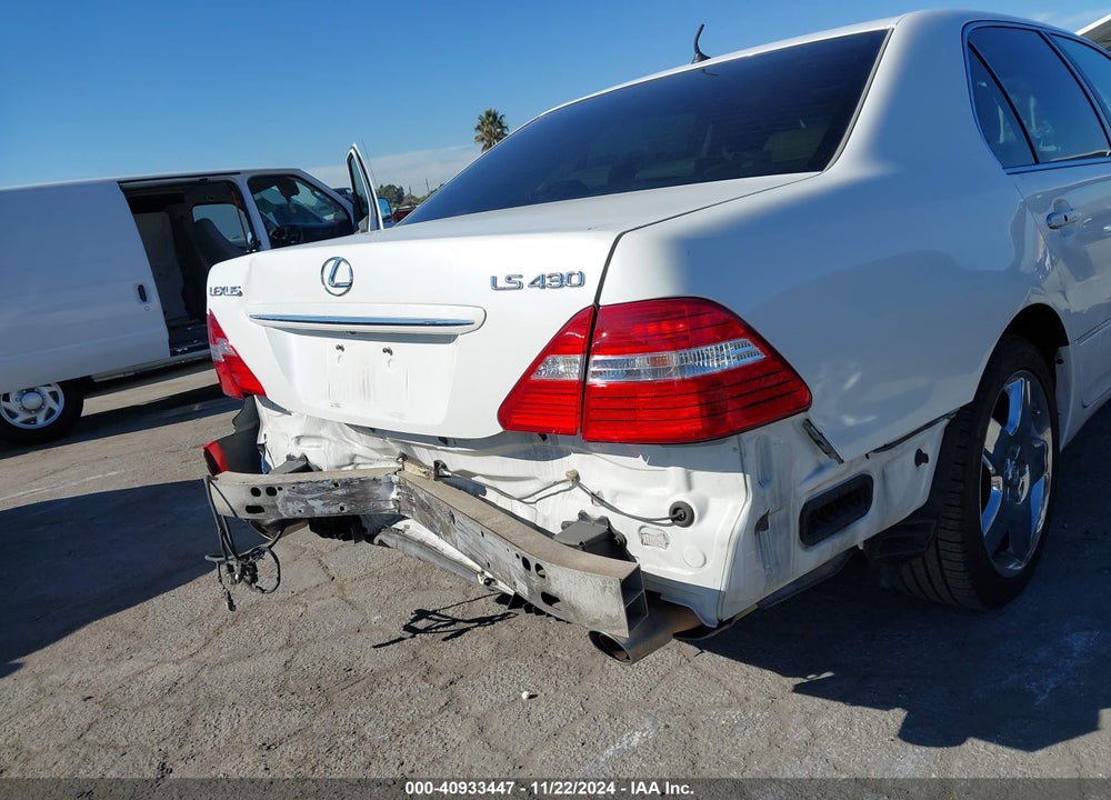 2006 LEXUS LS 430 VIN: JTHBN36F465041281