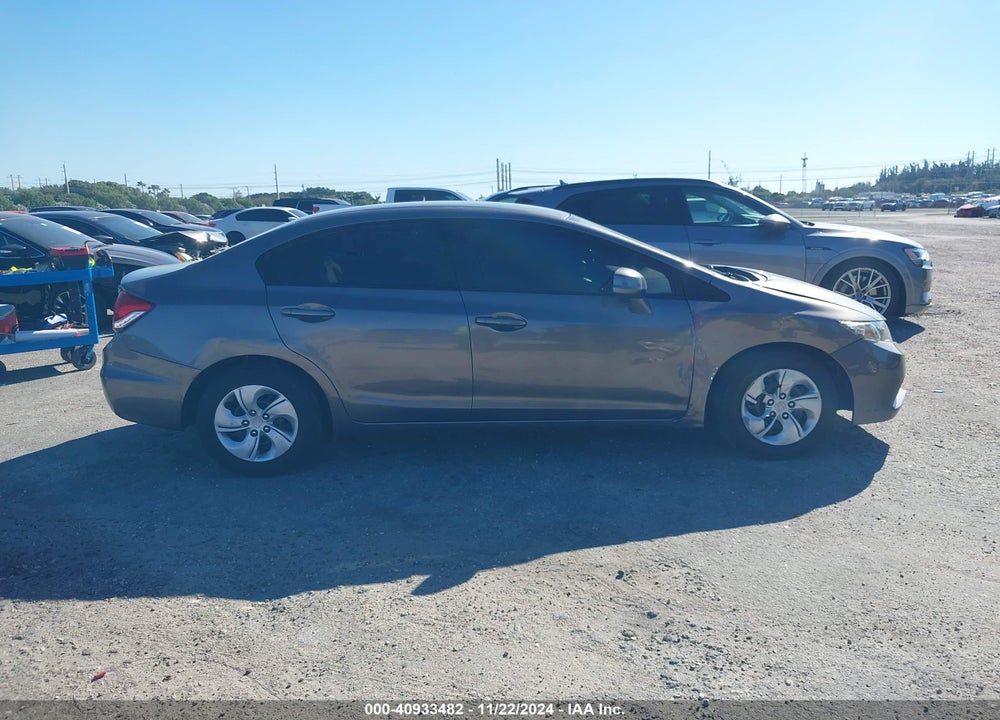 2013 HONDA CIVIC LX VIN: 19XFB2F50DE064622