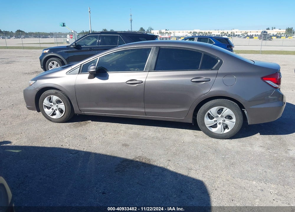 2013 HONDA CIVIC LX VIN: 19XFB2F50DE064622