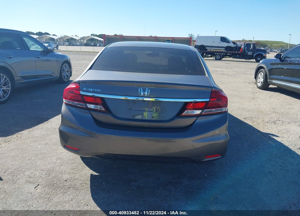 2013 HONDA CIVIC LX VIN: 19XFB2F50DE064622