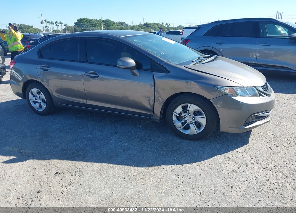 2013 HONDA CIVIC LX VIN: 19XFB2F50DE064622