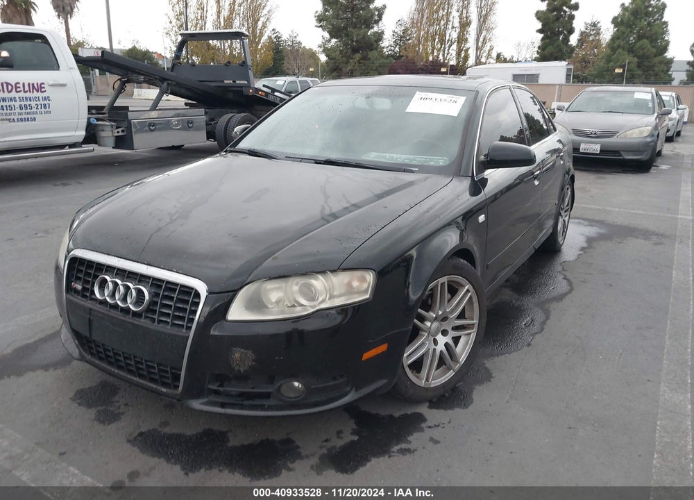 2008 AUDI A4 2.0T VIN: WAUAF78E68A003256