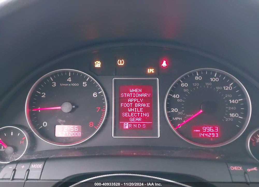 2008 AUDI A4 2.0T VIN: WAUAF78E68A003256