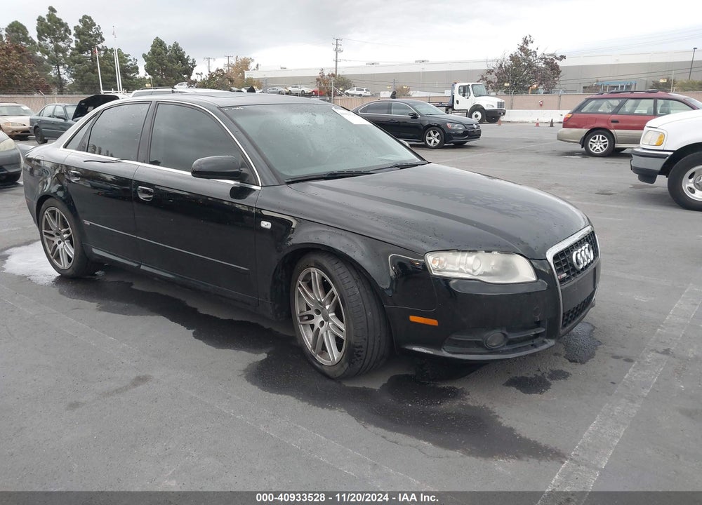 2008 AUDI A4 2.0T VIN: WAUAF78E68A003256