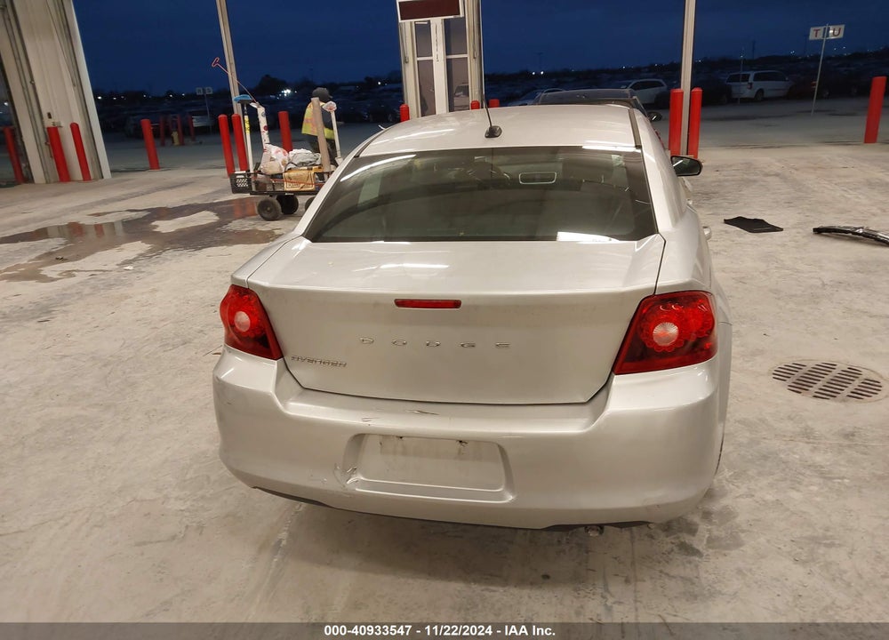 2011 DODGE AVENGER VIN: 1B3BD4FB6BN540196