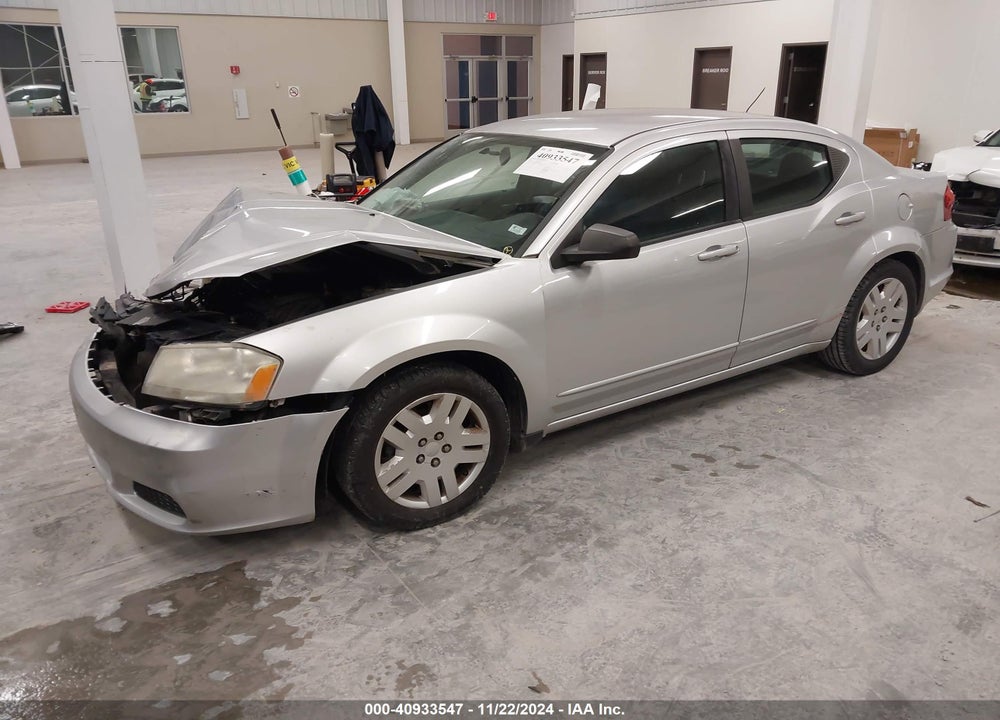 2011 DODGE AVENGER VIN: 1B3BD4FB6BN540196