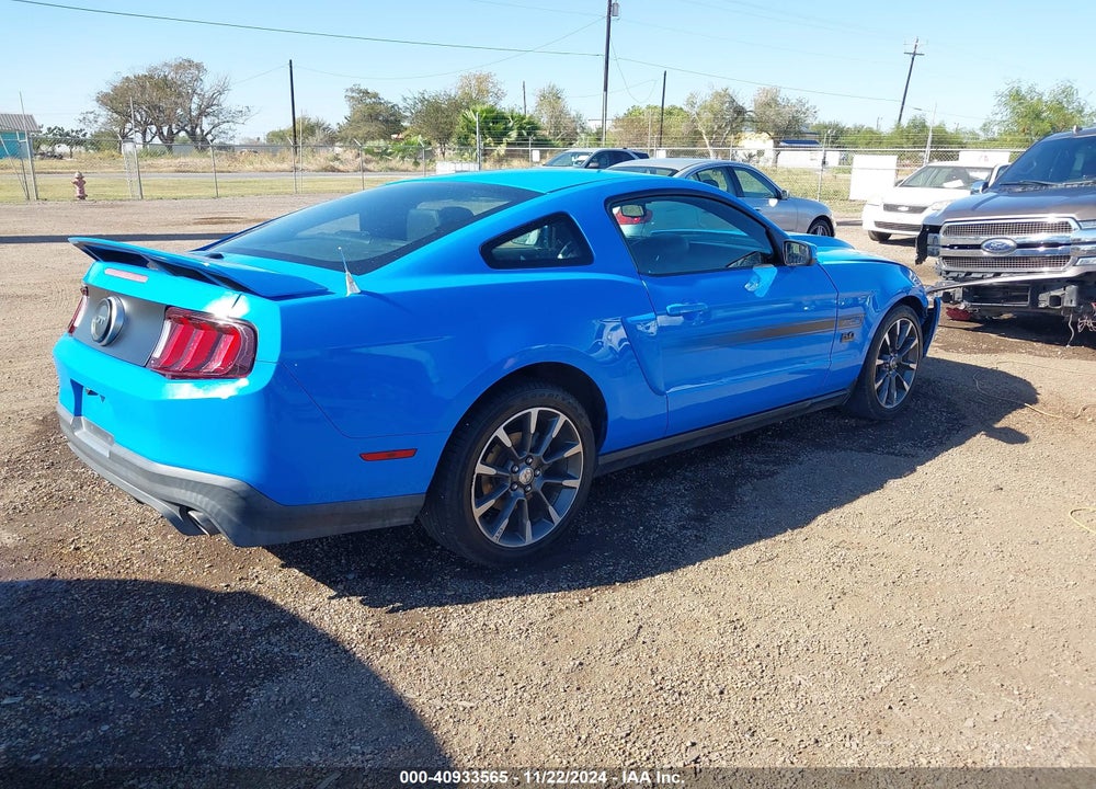 2011 FORD MUSTANG GT PREMIUM VIN: 1ZVBP8CF7B5148698