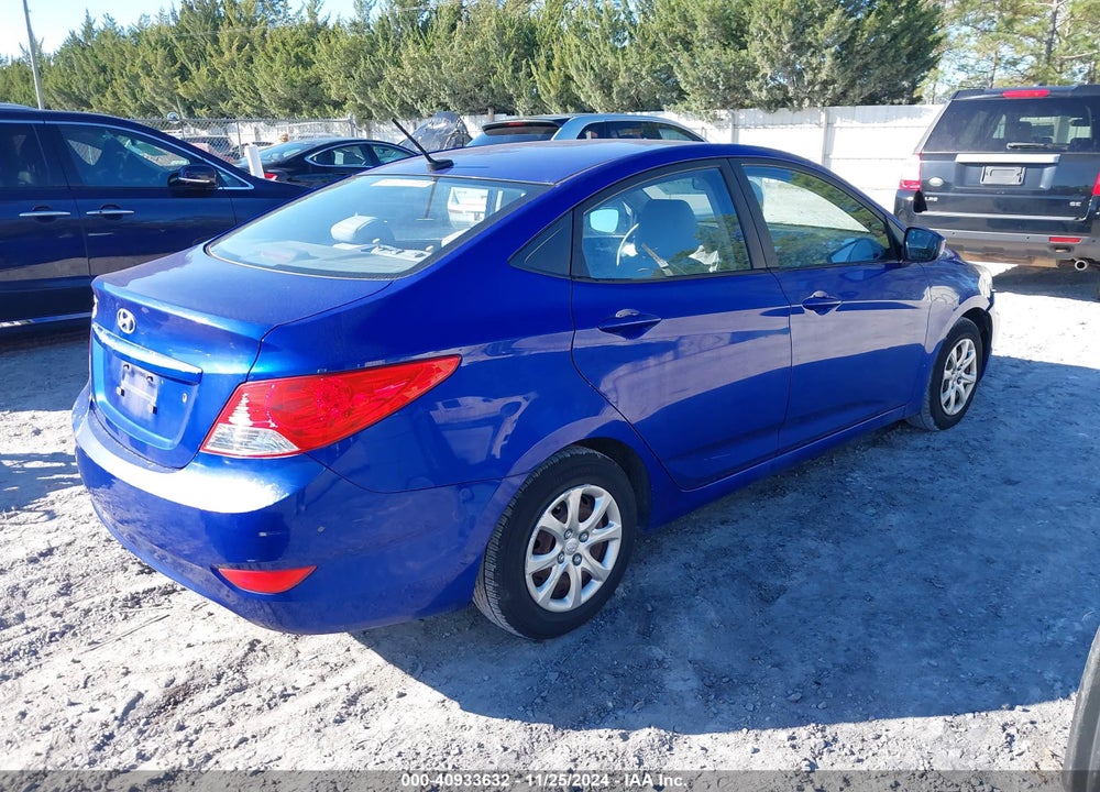 2013 HYUNDAI ACCENT GLS VIN: KMHCT4AE0DU317566