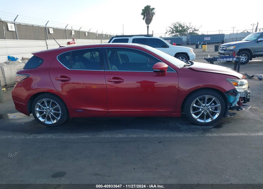 2013 LEXUS CT 200H VIN: JTHKD5BH6D2125574