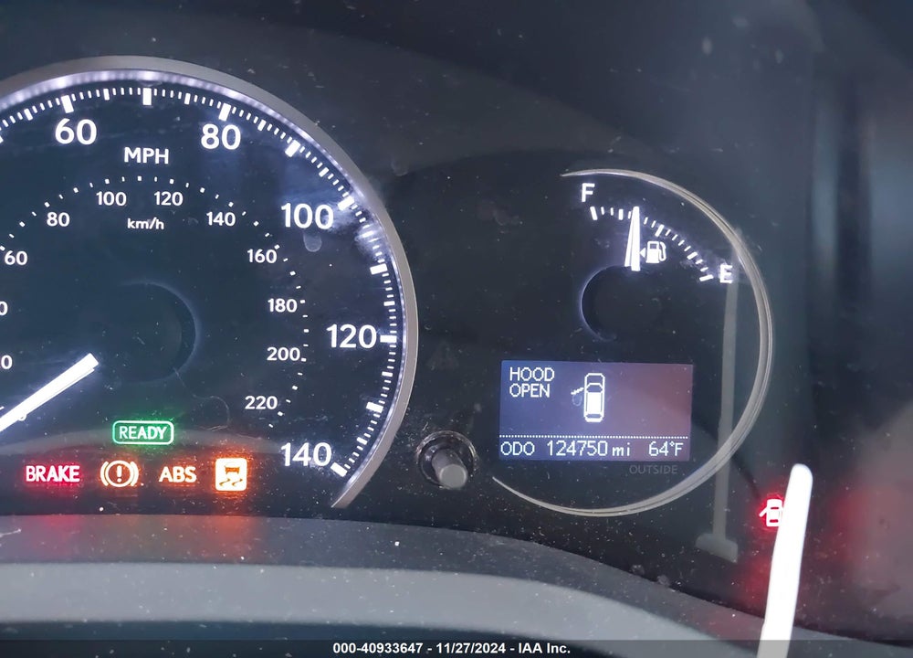 2013 LEXUS CT 200H VIN: JTHKD5BH6D2125574