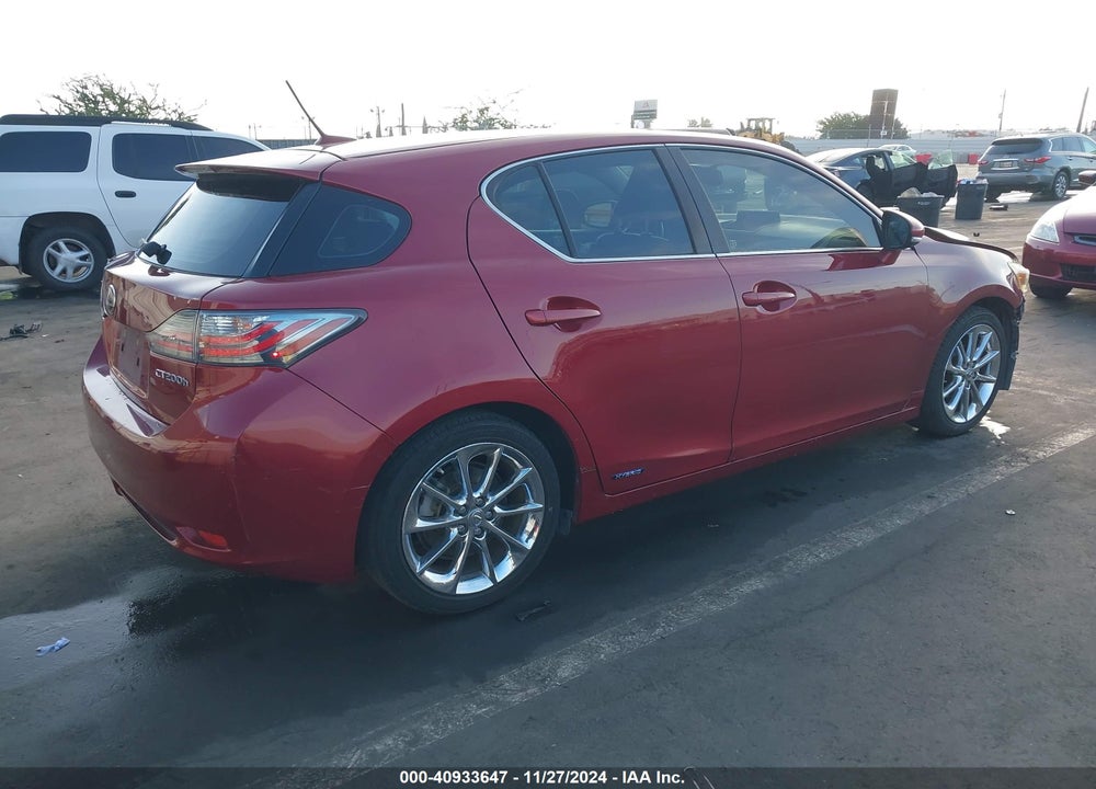 2013 LEXUS CT 200H VIN: JTHKD5BH6D2125574