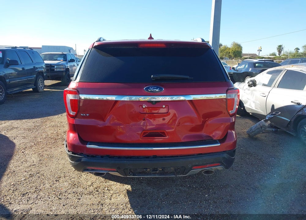 2018 FORD EXPLORER XLT VIN: 1FM5K7D83JGA79256