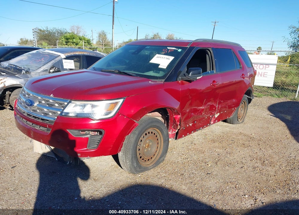 2018 FORD EXPLORER XLT VIN: 1FM5K7D83JGA79256